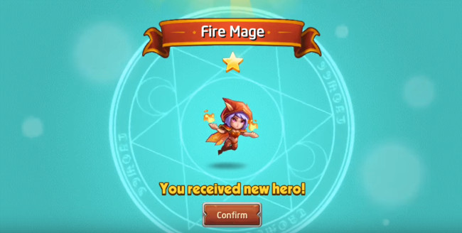 Heroes Legend tutorial”  /> <br /> Characters: fire mage - middle line high damage mage. Hidden in this cute, delicate body is unimaginable firepower that deal huge damage instantly. Lion heart - front line tank: large amount of health. he fights up close while taking tons of damage, moves the enemy, and controls the battlefield.  Reina - back line agile hero: deals physical damage from afar, and can attack both single or multiple targets. Just be sure to not let enemies get too close to her.  <img src=