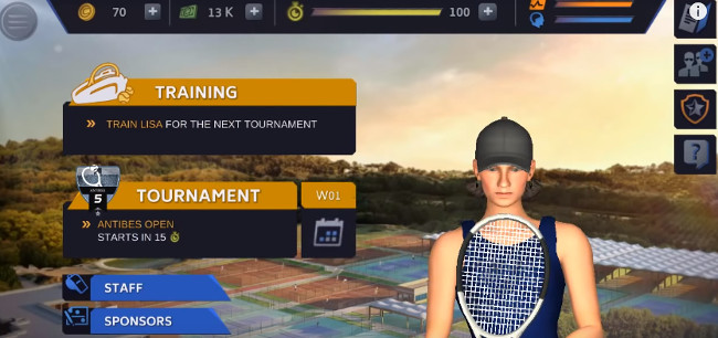 tactics in tennis manager game