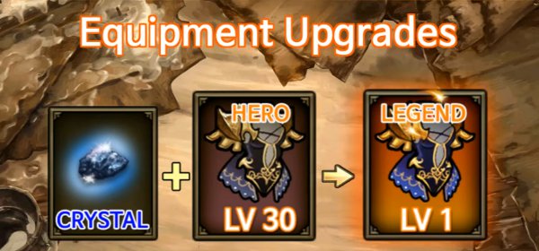 Discover: the lost prince  - equipment upgrades