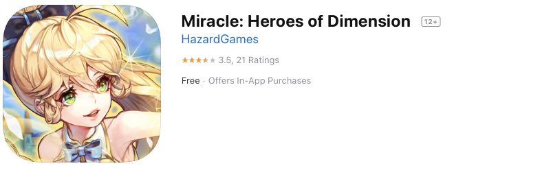 Miracle Heroes of Dimension hack